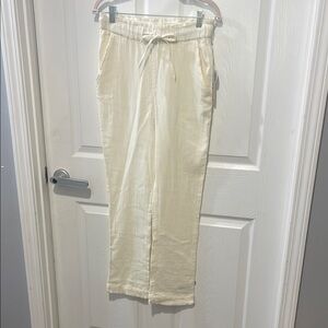Elegant Cream Women's Pants